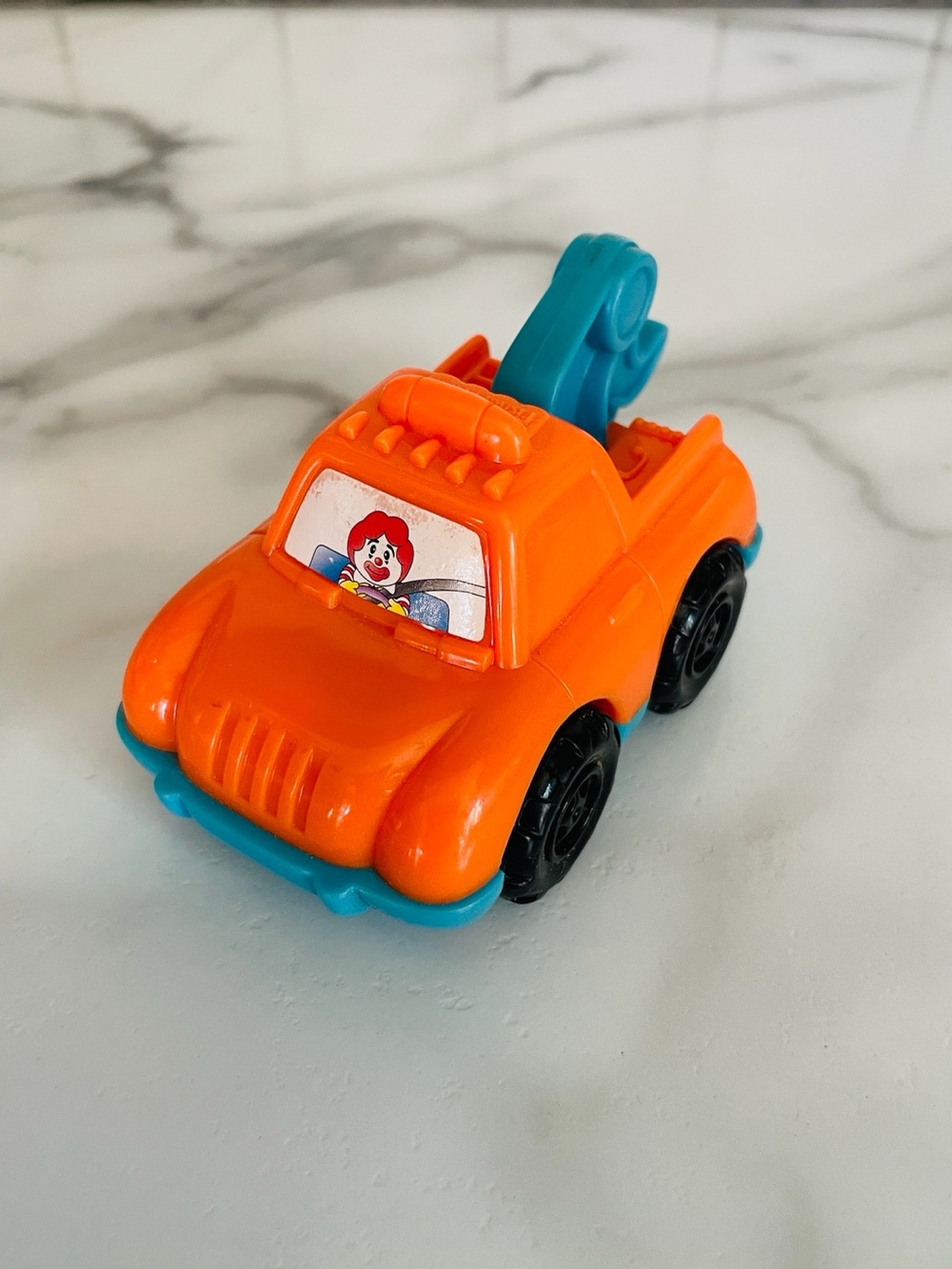 2002 Fisher Price McDonald’s Happy Meal Toy - Ronald McDonald Tow Truck